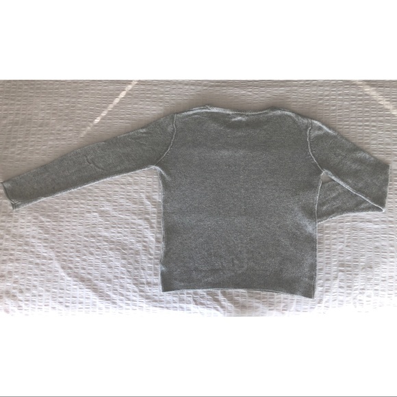 Raw Hemmed & Seamed Grey Sweater - Picture 2 of 14